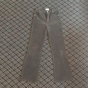 Rollas dusters slim bootcut high rise corduroy flares